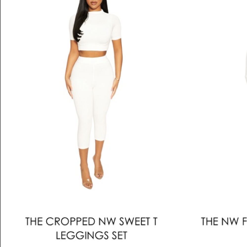 Cropped t NW legging set